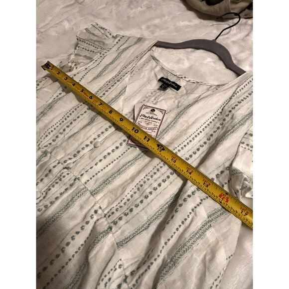 NWT Flag & Anthem Ruffle Tiered Peasant Top Womens XXL Boho Cottagecore Festival - Picture 5 of 6